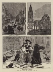 De Overstromingen in Murcia, Spanje